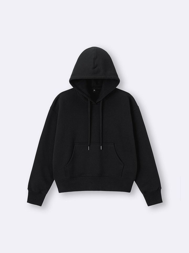 GUのヘビーウェイトスウェットショートパーカ