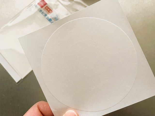 ダイソー 排水口 カビ汚れ防止シール 耐熱性・耐水性に優れたアクリル系粘着剤を使用