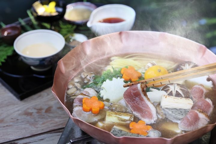 星のや京都 朝食鍋