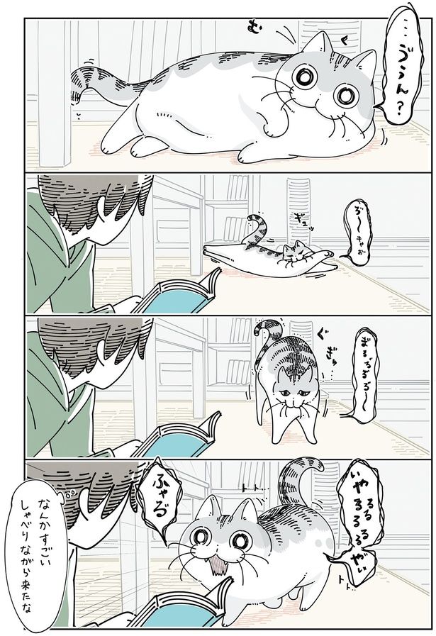 すごい喋りながらくる （C）キュルZ／KADOKAWA