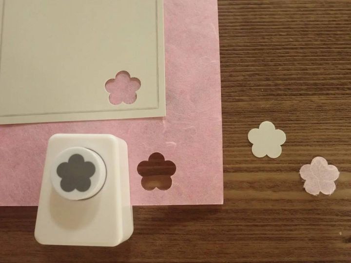 DAISO(ダイソー)：クラフトパンチ(うめ型)