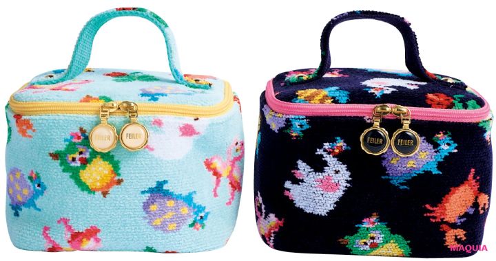 美容家 神崎恵さんのお気に入り小物 ラッキーモチーフ柄のフェイラーのポーチ