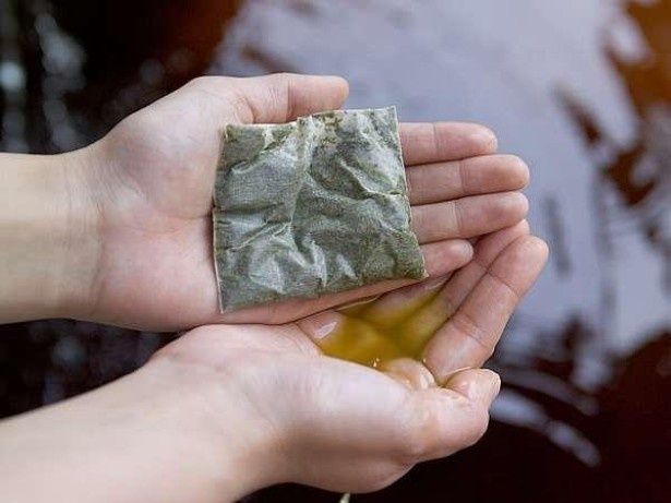 露天エリアには「お茶パック」が置かれており、各自自由にお茶パックが楽しめる 画像提供：和楽園