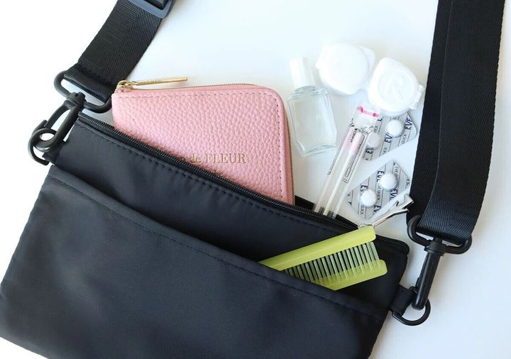 JTB完全監修 旅がもっと楽しくなる！オールシーズン使える3層バッグサコッシュ