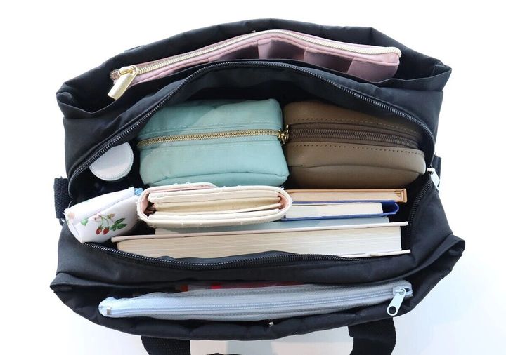 miffy [ミッフィー]誰でも整理上手になれる3層ショルダーバッグ使用例