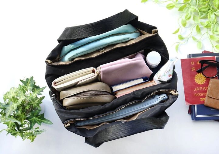 JTB完全監修 旅がもっと楽しくなる！オールシーズン使える3層バッグ使用例