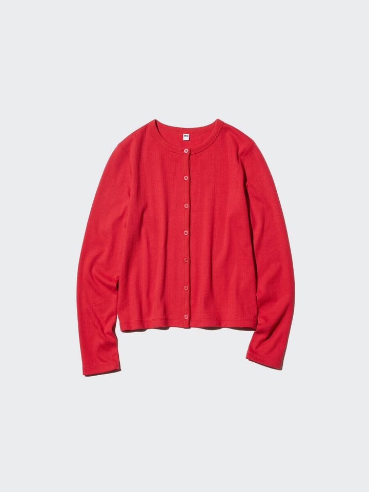 2026ユニクロレディースポインテールカーディガン