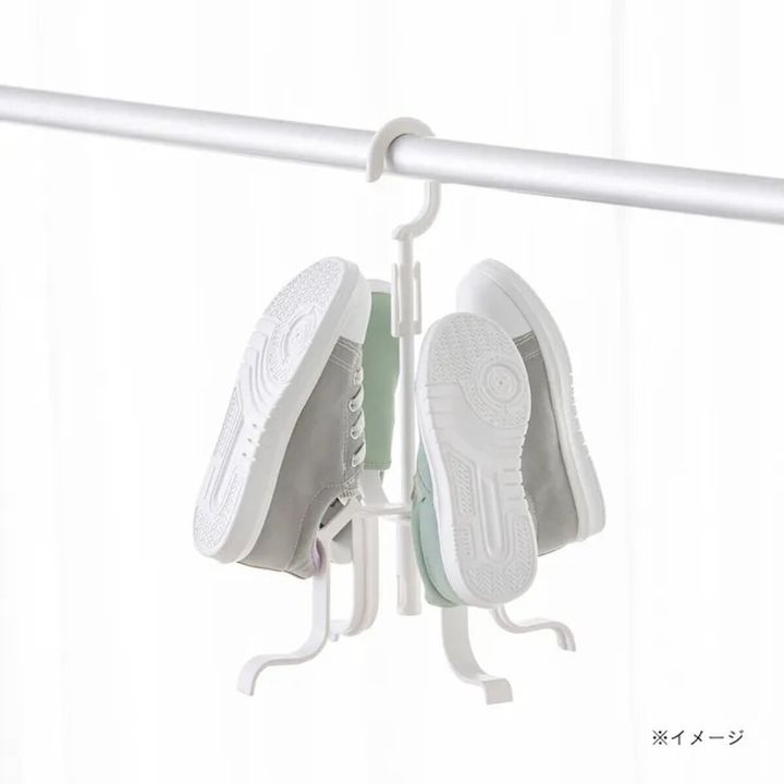 カインズ CAINZ 吊るしても立たせても干せるシューズハンガー