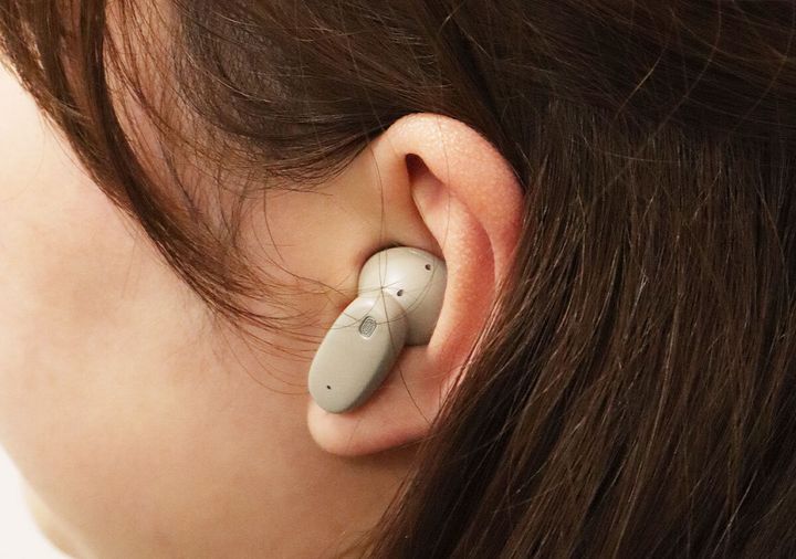 ダイソーの完全ワイヤレスイヤホン TWS007 トープは遮音性が良く耳にフィットする