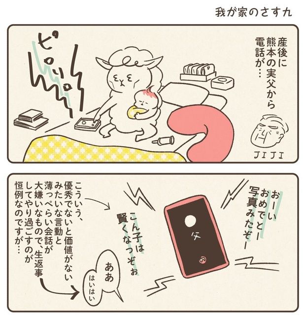 我が家のさす九01 画像提供：オカン羊(@shimizoon)