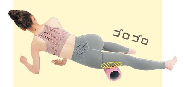 硬くなりやすい横ももが気持ちよくほぐせます （C）erica／KADOKAWA