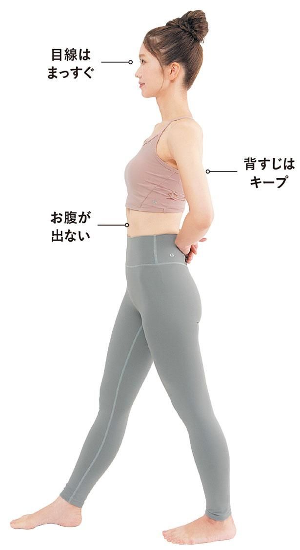 STEP2 右足を前に出す （C）erica／KADOKAWA