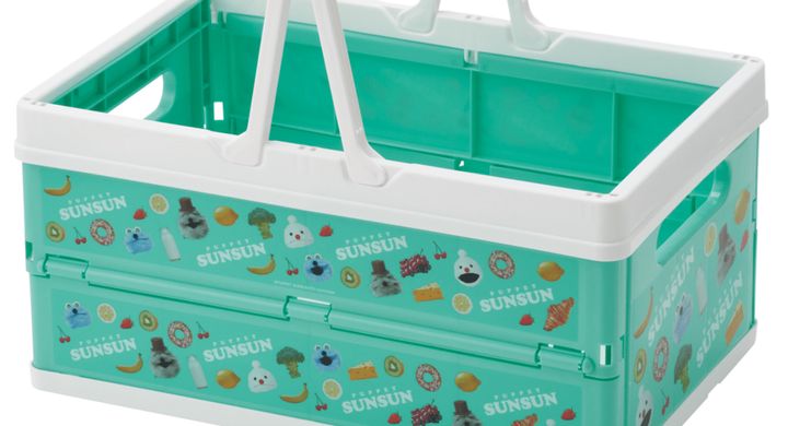 パペットスンスン 折りたたみバスケット デザイン