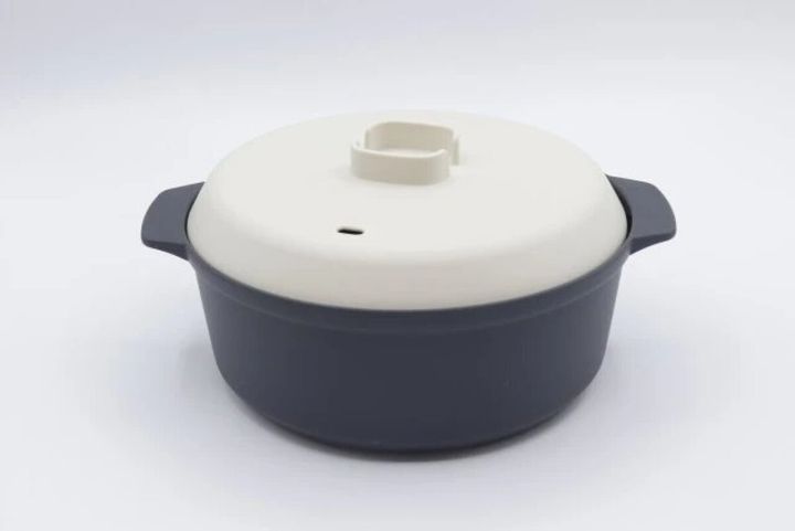 ダイソーのレンジ鍋 1.4L グレー