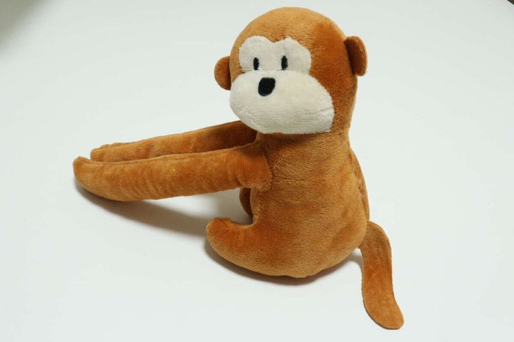 ダイソーのアニマルカーテンタッセル 猿
