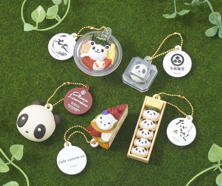 松坂屋上野店 ミニチュアパンダフードマスコット イメージ