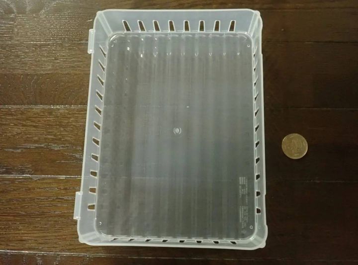 DAISO(ダイソー)：フリーザートレーワイドクリアー