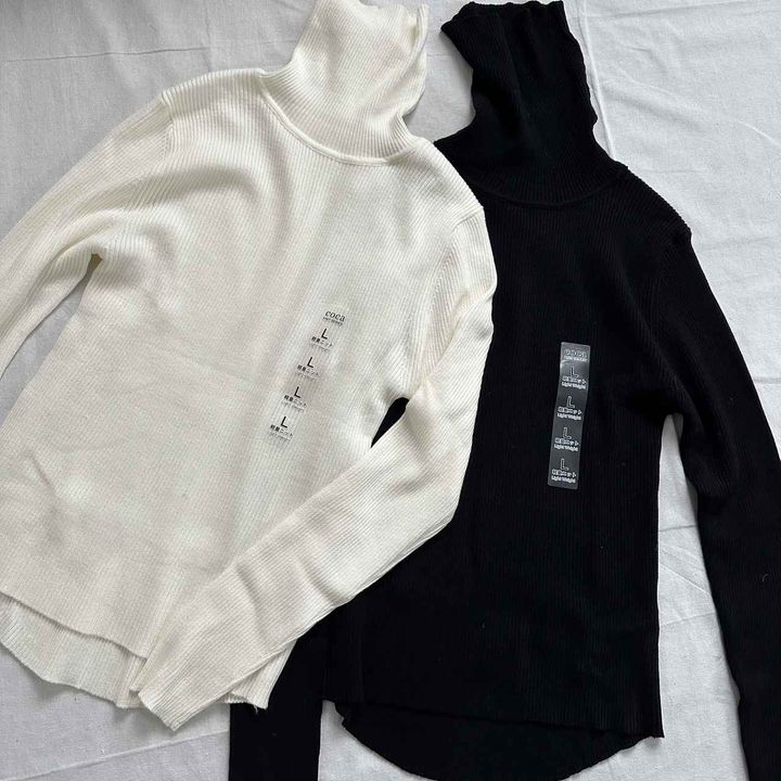 画像: タートルネックニット