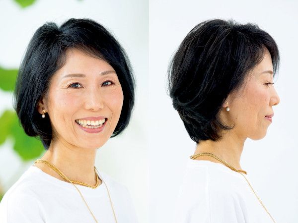 リアル50代60代ヘアカタログ（ショートヘア・59歳）