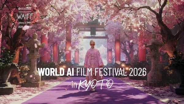 AIに特化した国際映画祭「WORLD AI FILM FESTIVAL」が京都で開催！出品作品募集中