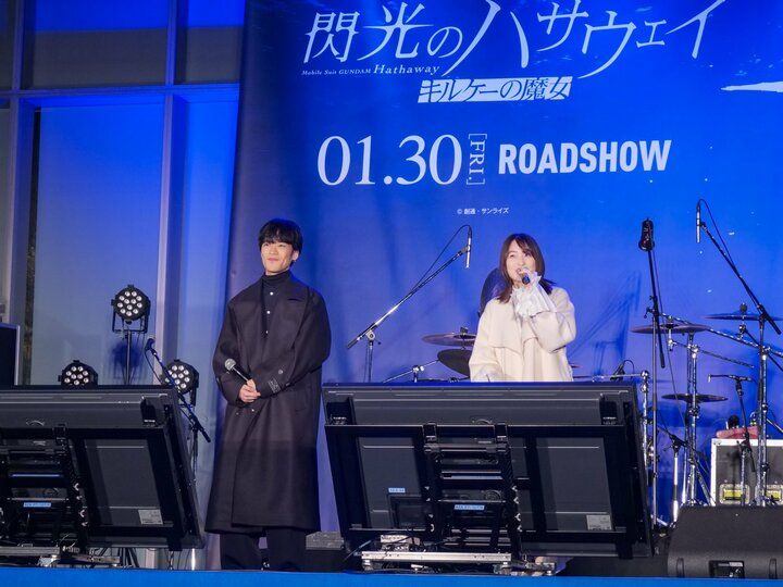 【写真・画像】小野賢章＆上田麗奈の生アフレコや[Alexandros]のライブも！『閃光のハサウェイ』ゲリライベントレポート 2枚目