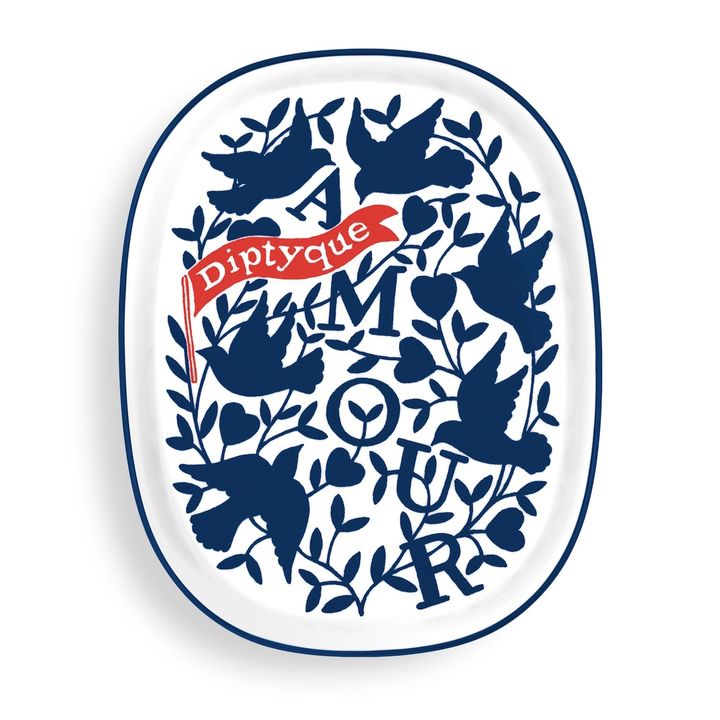 トレイ オーバル - ブルーハート ￥15,620（1月27日より限定発売）