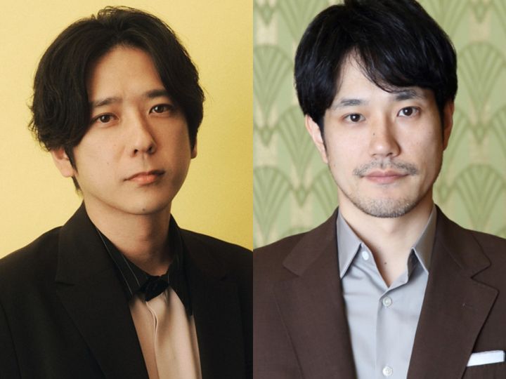 （左から）二宮和也、松山ケンイチ クランクイン！ width=