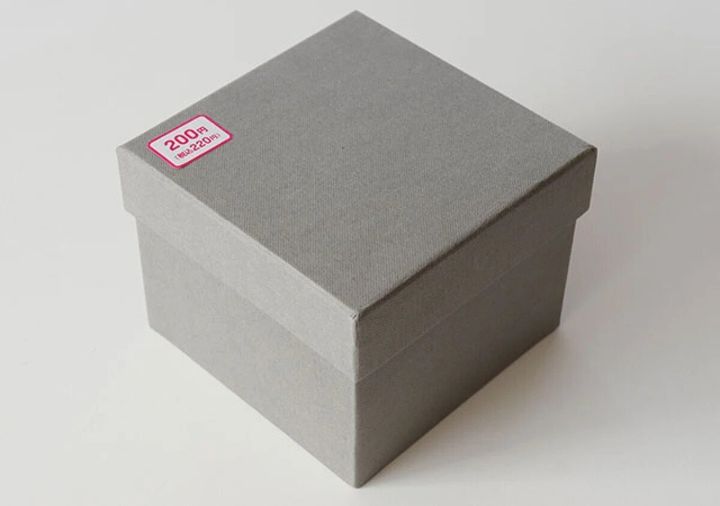 ダイソー 紙BOX（B、2段タイプ、11.5cm×11.5cm×8.7cm） パッケージ