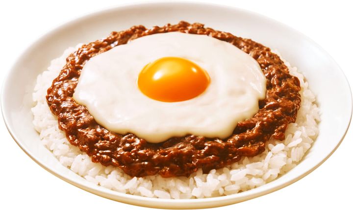 MOKUBAZA監修 とろ〜っと卵黄ソースとチーズソースのキーマカレー