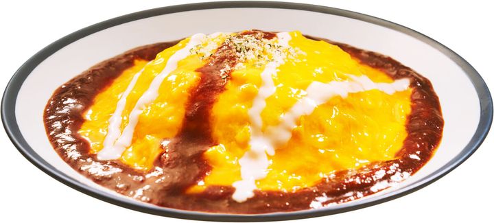 濃厚デミソースとふわっとたまごのとろとろオムライス