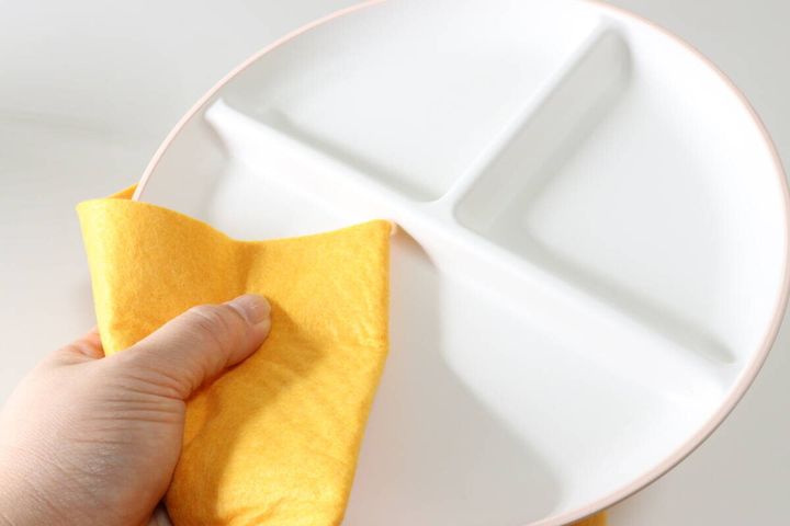 吸水クロス（落ち落ちV、大判） 食器の拭き取り