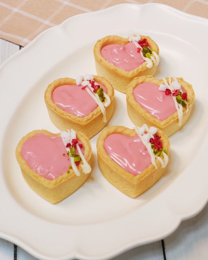 ハートの生チョコタルトサムネ