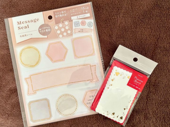 100均のメッセージカードで想いを伝えよう｜色紙や寄せ書き用も可愛すぎて選べない♡