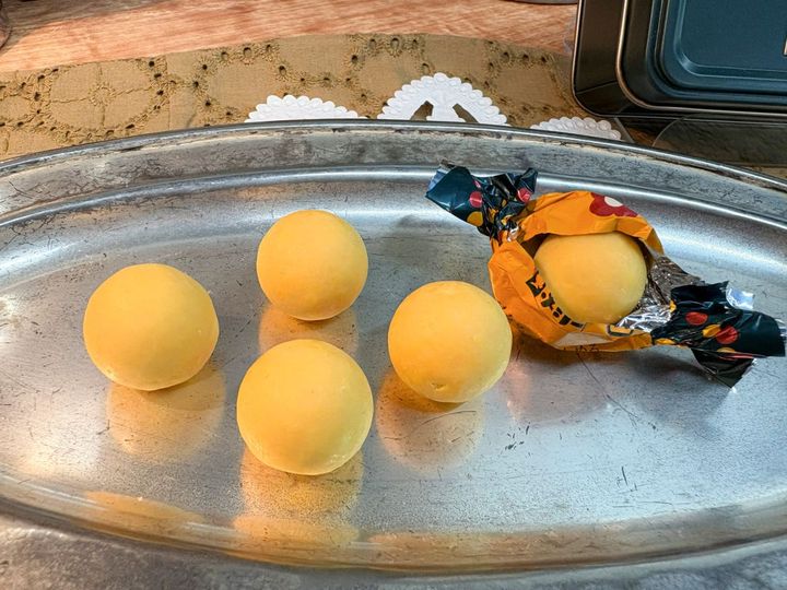 コロコロと可愛いサイズのチョコ