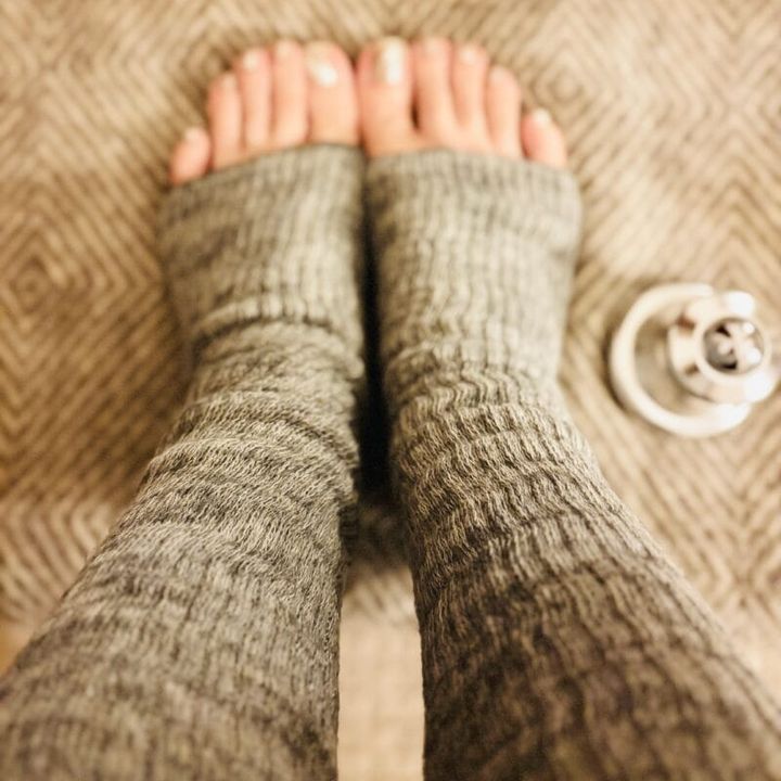 シルクのレッグウォーマー