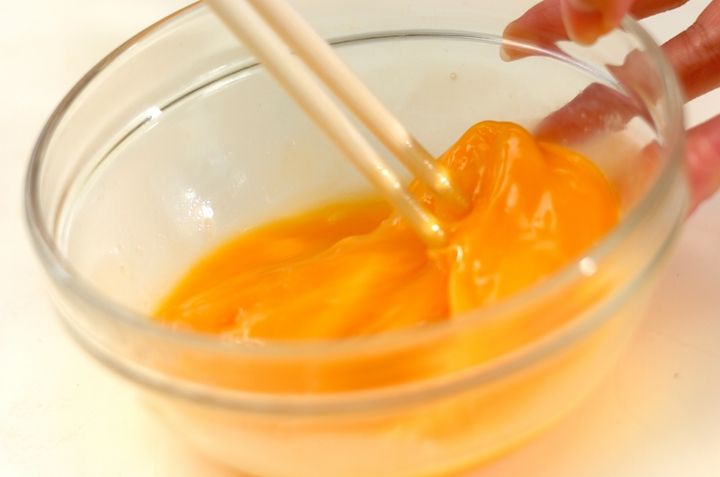 オムそばの下準備1