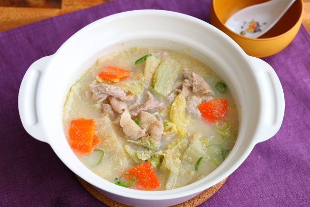 ごま豆乳白菜鍋