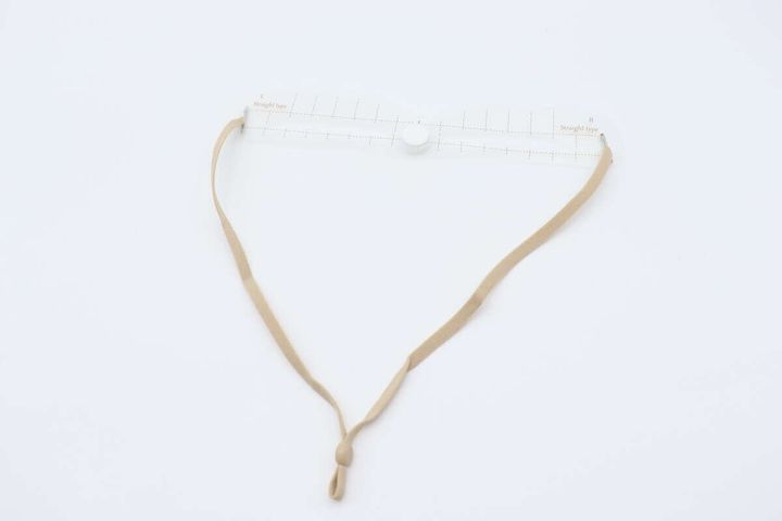 時短美人 美眉テンプレート ゴム紐装着後