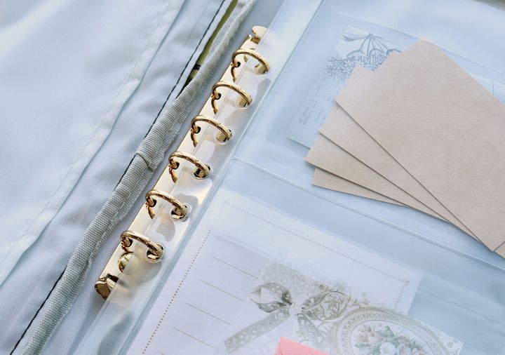 ツバメノートポーチ付録バインダー金具