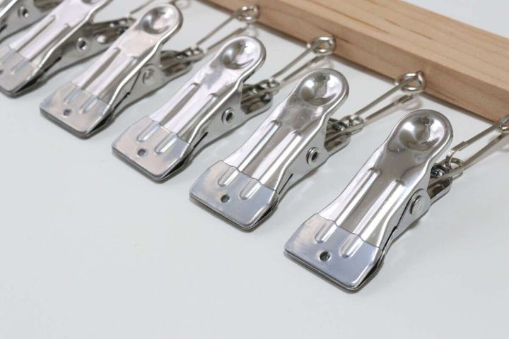 クリップ木製ハンガー（10個付） クリップ部分