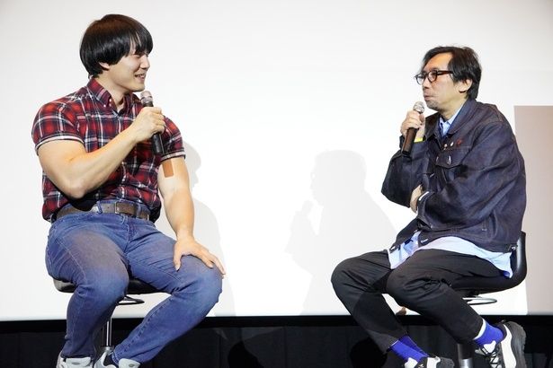 青木マッチョの絶賛の言葉に、行定勲監督は「うれしい」と笑顔