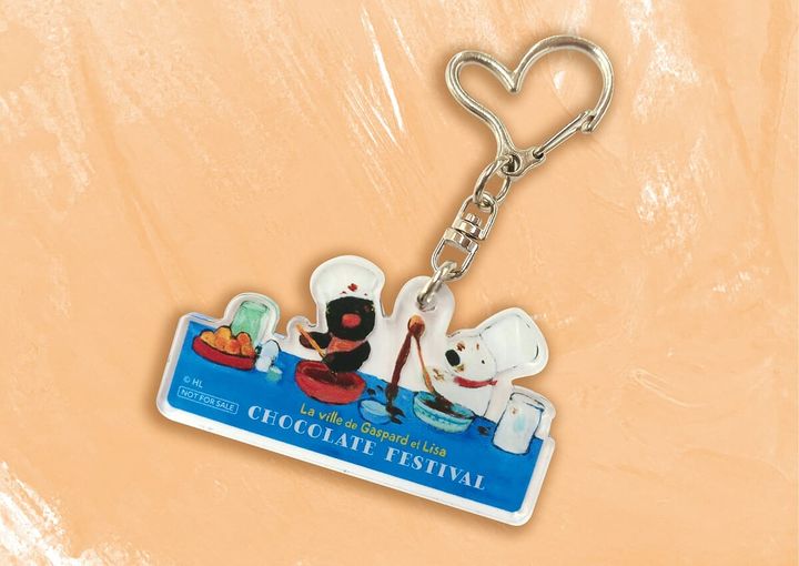 おっチョコちょいアクリルキーホルダー