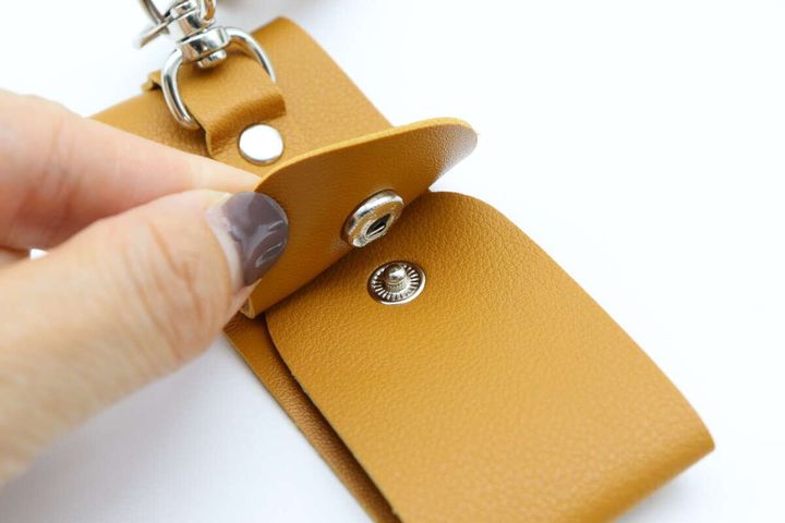 レザー風ジャケットホルダー ボタンタイプ 仕様