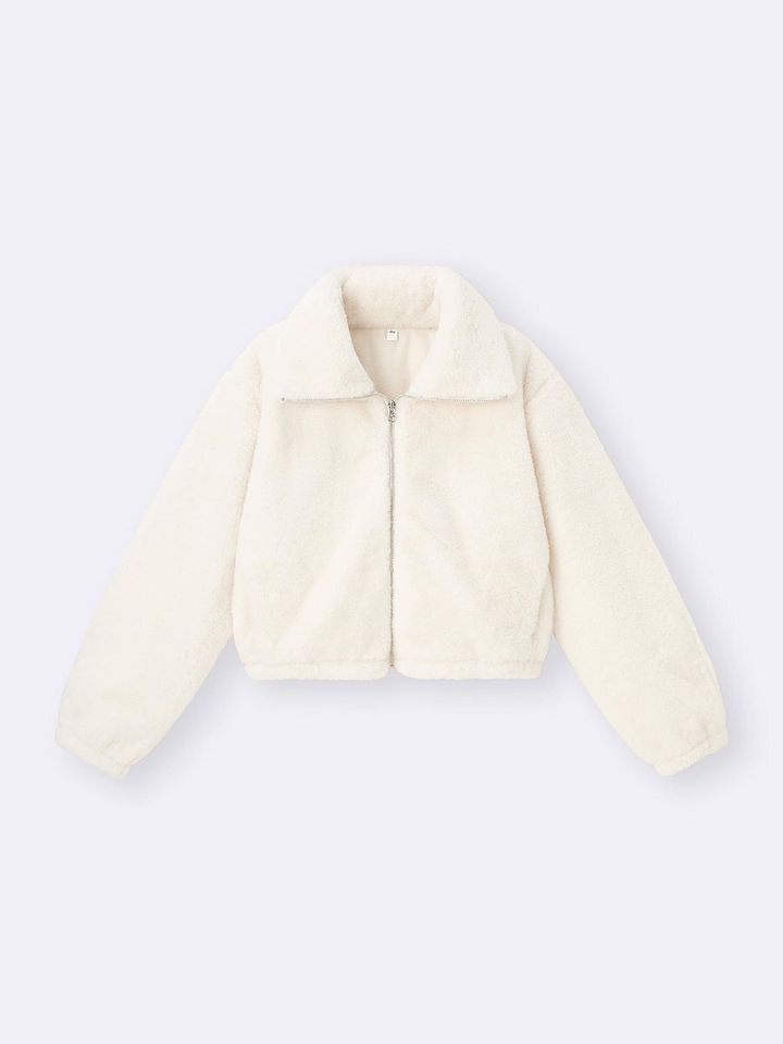 GUのフラッフィーブルゾン