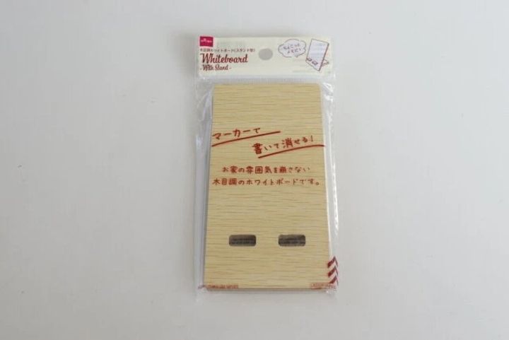 ダイソー 木目調ホワイトボード スタンド型 パッケージ