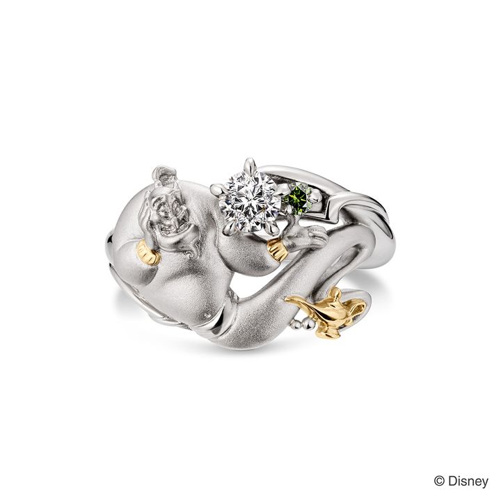 小さい頃から特別な存在の「ジーニー」。細部までこだわった婚約指輪