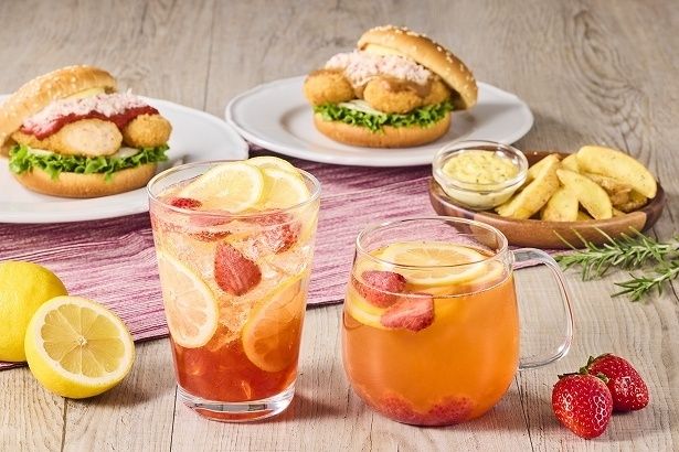 福岡県産のあまおうを使ったドリンクは今だけ！