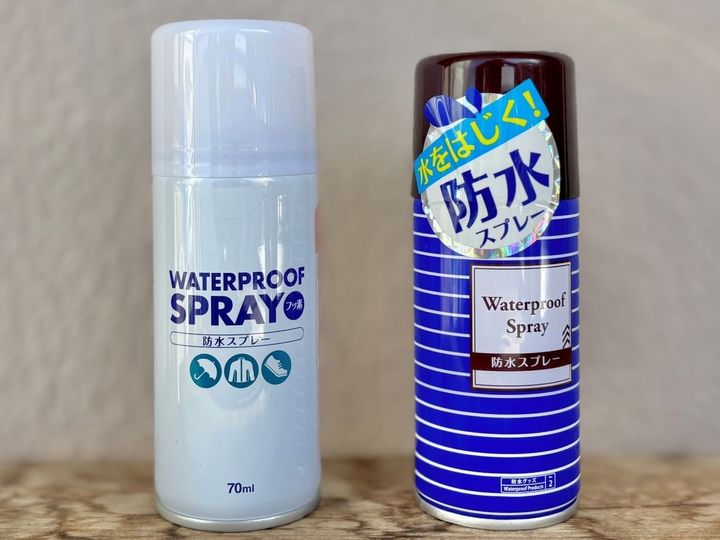 ダイソーの「防水スプレー」