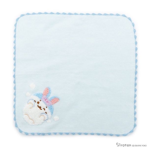 もこもこアワー柄ミニタオル