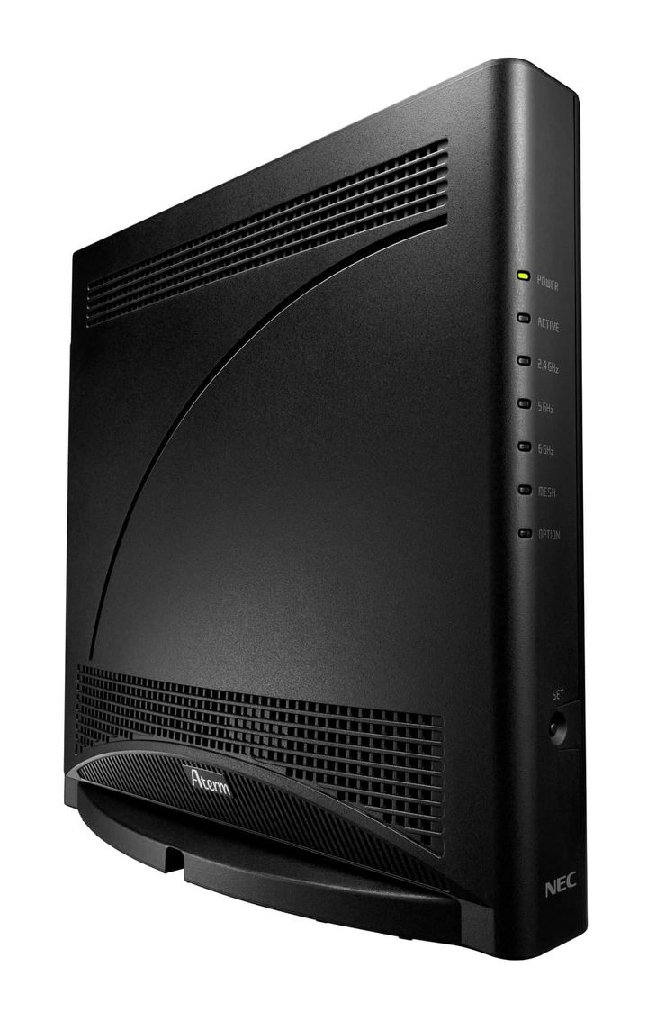 最新の「Wi-Fi 7」対応、高速無線通信を安定的に 